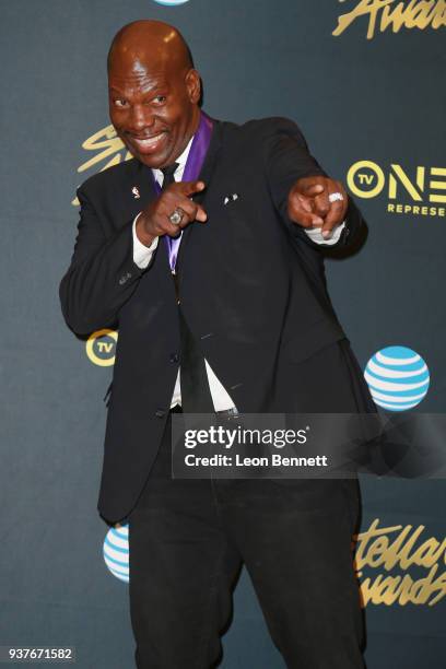 Ben Tankard visits the Press Room at the 33rd annual Stellar Gospel Music Awards at the Orleans Arena on March 24, 2018 in Las Vegas, Nevada.