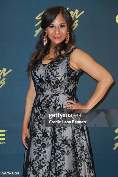 Isabel Davis visits the Press Room at the 33rd annual Stellar Gospel Music Awards at the Orleans Arena on March 24, 2018 in Las Vegas, Nevada.