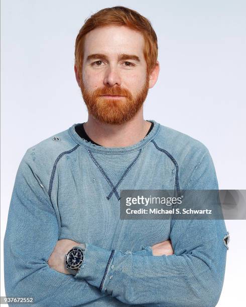 Comedian Andrew Santino poses during his appearance at The Ice House Comedy Club on March 24, 2018 in Pasadena, California.