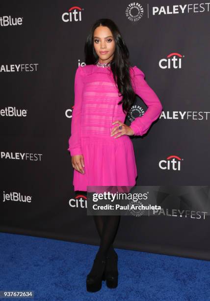 Actress Bianca Lawson attends the screening of OWN's "Queen Sugar" at the 2018 PaleyFest Los Angeles at Dolby Theatre on March 24, 2018 in Hollywood,...