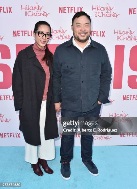 David Chang attends the 6th Annual Hilarity For Charity at The Hollywood Palladium on March 24, 2018 in Los Angeles, California.