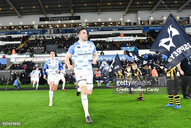 Swansea , United Kingdom - 24 March 2018; Jack Conan of Leinster ahead of the Guinness PRO14 Round 18 match between Ospreys and Leinster at the...
