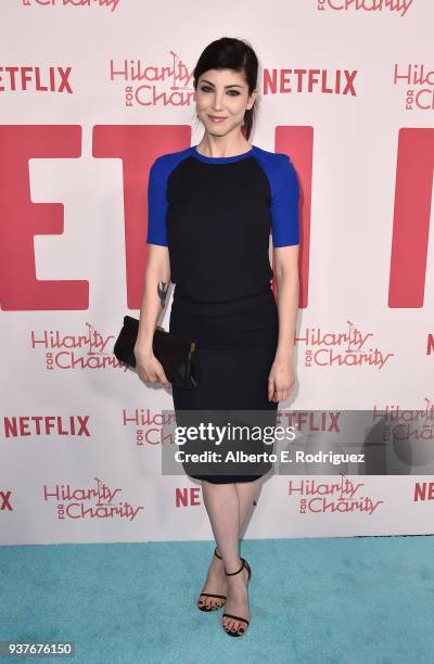 Briana Cuoco attends the 6th Annual Hilarity For Charity at The Hollywood Palladium on March 24, 2018 in Los Angeles, California.