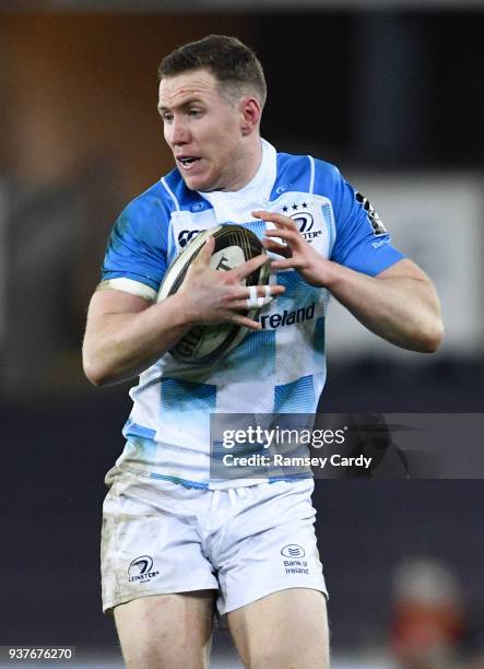 Swansea , United Kingdom - 24 March 2018; Rory O'Loughlin of Leinster during the Guinness PRO14 Round 18 match between Ospreys and Leinster at the...