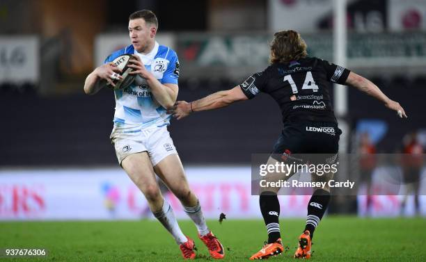 Swansea , United Kingdom - 24 March 2018; Rory O'Loughlin of Leinster during the Guinness PRO14 Round 18 match between Ospreys and Leinster at the...