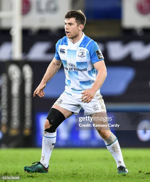 Swansea , United Kingdom - 24 March 2018; Luke McGrath of Leinster during the Guinness PRO14 Round 18 match between Ospreys and Leinster at the...