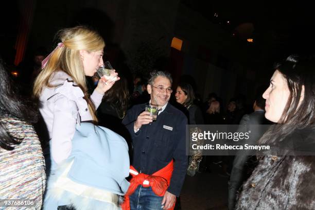 Tom Sachs attends the reception after the New York premiere of Wes Anderson's Isle of Dogs at the Metropolitan Museum of Art on March 20, 2018 in New...