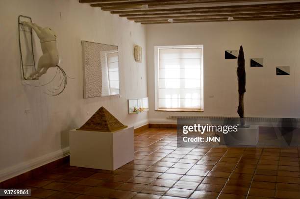 Exhibition halls of the Antonio Perez Foundation, former Carmelite Convent, Historic town of Cuenca , Autonomous Community of Castile-La Mancha,...