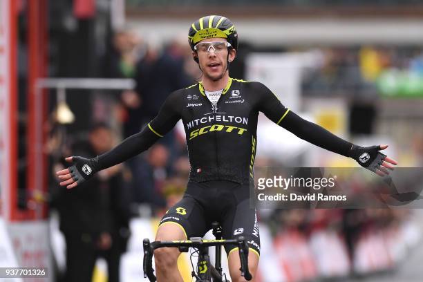 Arrival / Simon Yates of Great Britain and Team Mitchelton-Scott / Celebration / during the 98th Volta Ciclista a Catalunya 2018, Stage 7 a 154,8km...