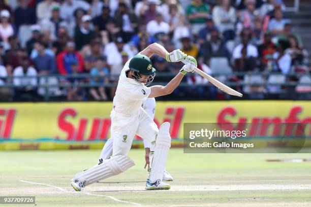 Cameron Bancroft of Australia during day 4 of the 3rd Sunfoil Test match between South Africa and Australia at PPC Newlands on March 25, 2018 in Cape...