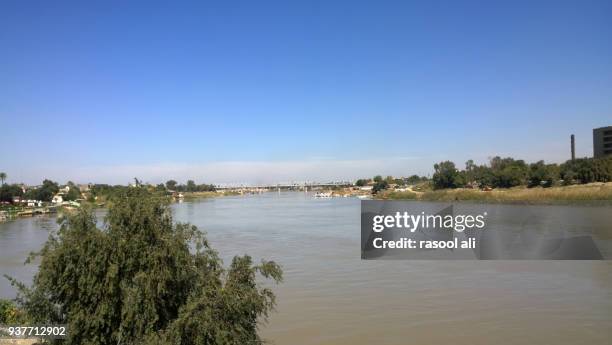 tigris river - euphrates river stockfoto's en -beelden