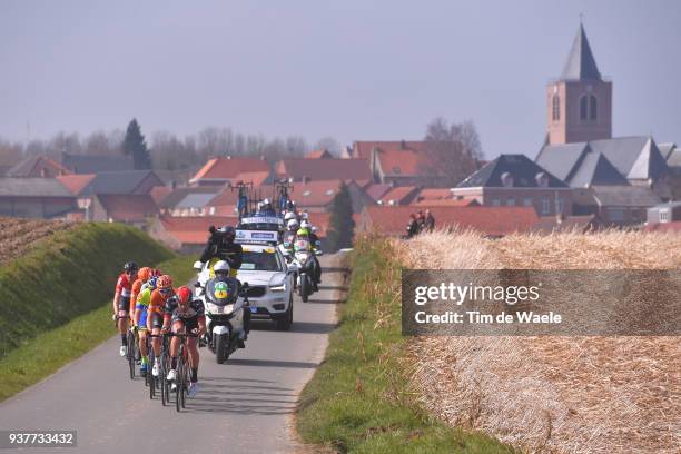 Boeschepe Village / Church / Frederik Frison of Belgium and Team Lotto Soudal / Jose Goncalves of Portugal and Team Katusha Alpecin / Filippo Ganna...