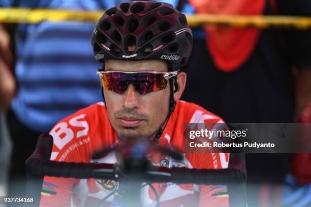 Bernardo Albeiro Suaza Arango of Manzana Postobon Team Columbia is seen during Stage 8 of the Le Tour de Langkawi 2018, Rembau-Kuala Lumpur 141.1 km...