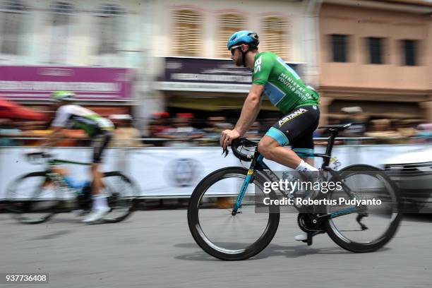 Riccardo Minali of Astana Pro Team Kazakhstan competes during Stage 8 of the Le Tour de Langkawi 2018, Rembau-Kuala Lumpur 141.1 km on March 25, 2018...