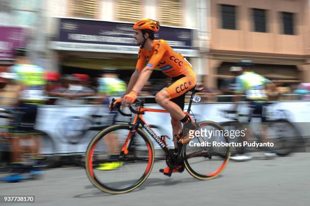 Piotr Brozyna of CCC Sprandi Polkowice Poland competes during Stage 8 of the Le Tour de Langkawi 2018, Rembau-Kuala Lumpur 141.1 km on March 25, 2018...