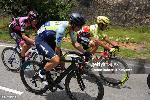 Joseph Cooper of Bennelong Swisswellness Cycling Team Australia competes during Stage 8 of the Le Tour de Langkawi 2018, Rembau-Kuala Lumpur 141.1 km...