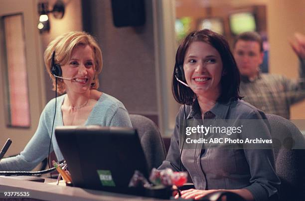 Felicity Huffman , Sabrina Lloyd on the Disney General Entertainment Content via Getty Images Television Network comedy "Sports Night". "Sports...