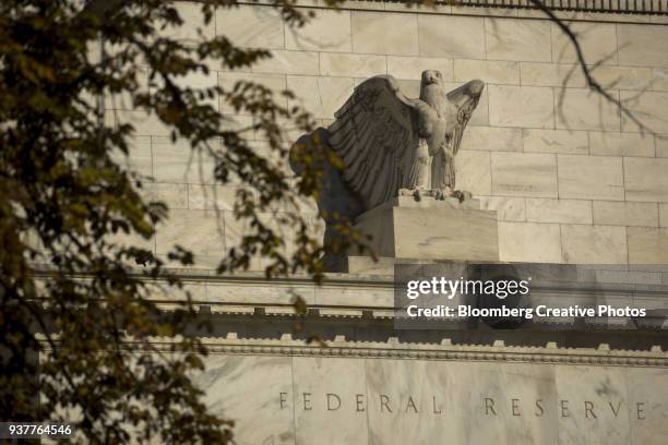 the marriner s. eccles federal reserve building - federal reserve stock pictures, royalty-free photos & images