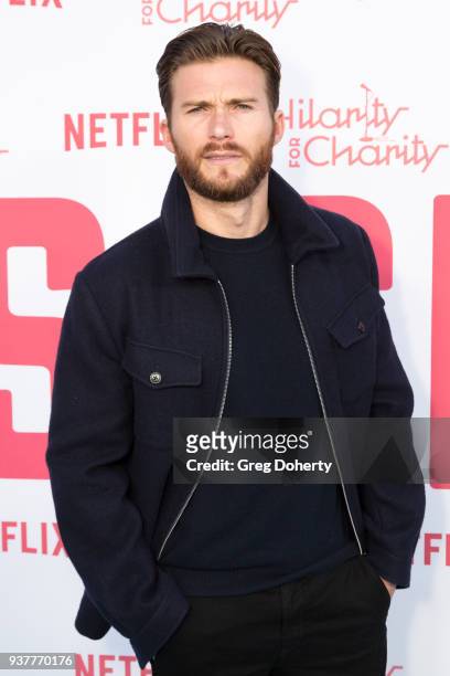 Scott Eastwood attends the 6th Annual Hilarity For Charity at Hollywood Palladium on March 24, 2018 in Los Angeles, California.