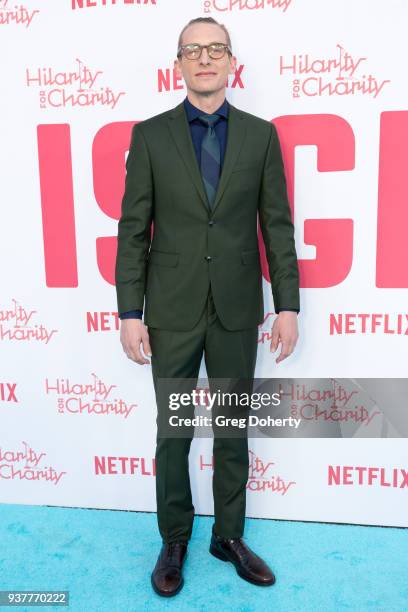 James Hebert attends the 6th Annual Hilarity For Charity at Hollywood Palladium on March 24, 2018 in Los Angeles, California.