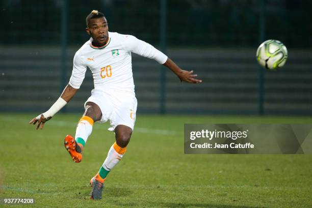 Serey Die of Ivory Coast during the international friendly match between Togo and Ivory Coast at Stade Pierre Brisson on March 24, 2018 in Beauvais,...