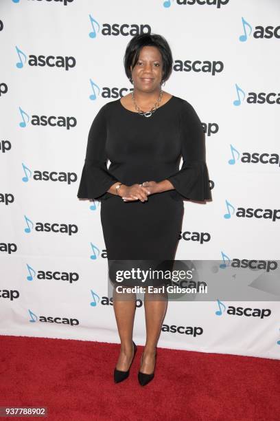 Monica Coates attends the ninth annual ASCAP and Motown Gospel's Morning Glory Breakfast Reception honoring the 33rd annual Stellar Gospel Music...