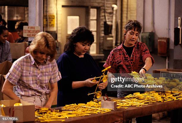 Let's Call It Quits" - Season One - 5/2/89, Roseanne had difficulty accepting new rules from a tough new supervisor at the factory. Natalie West and...