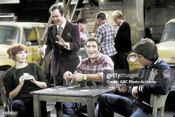 Louie's Fling" - Season Four - 1/5/81, A drunken Louie was seduced by Zena's friend Emily. Marilu Henner , Andy Kaufman , Judd Hirsch and Tony Danza...