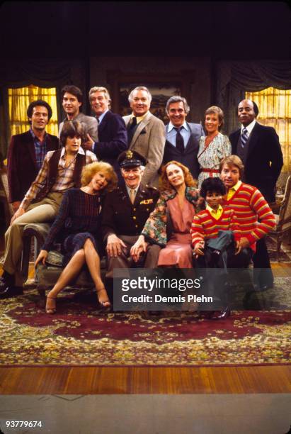 Cast shot - Season Four - 10/24/80, Top row, left: Billy Crystal , Ted Wass , Richard Mulligan , Robert Mandan , Donnelly Rhodes , Jennifer Salt ,...