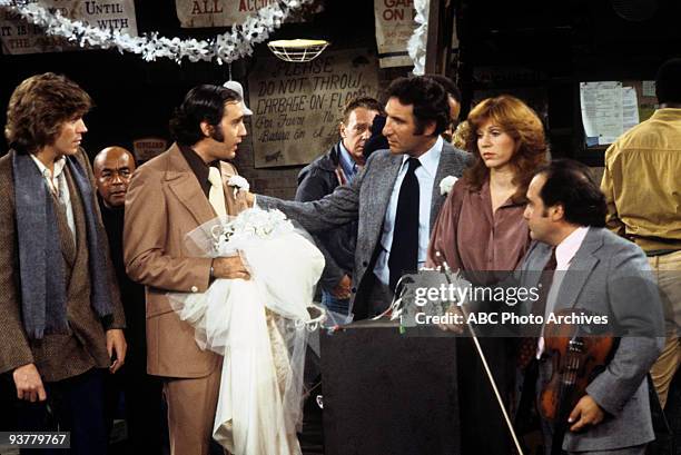 Paper Marriage" - Season One - 10/31/78, Jeff Conaway , Andy Kaufman , Judd Hirsch , Marilu Henner and Danny DeVito on the Disney General...