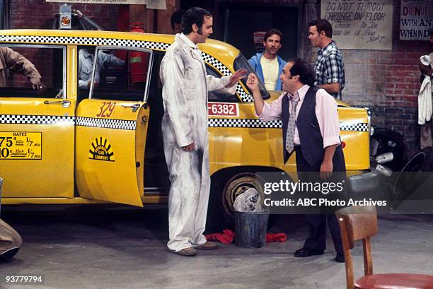 Paper Marriage" - Season One - 10/31/78, Andy Kaufman and Danny DeVito on the Disney General Entertainment Content via Getty Images Television...