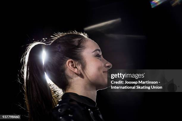 Kaetlyn Osmond of Canada performs in the Gala Exhibition during day five of the World Figure Skating Championships at Mediolanum Forum on March 25,...