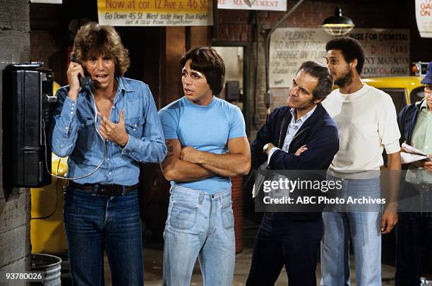 Like Father, Like Daughter" - Season One - 9/12/78, Jeff Conaway , Tony Danza , Unknown Actors on the Disney General Entertainment Content via Getty...