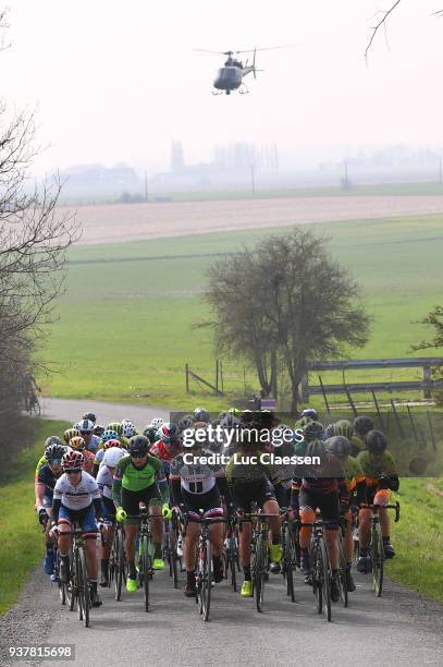 Landscape /Ashleigh Moolman-Pasio of South Africa and Cervelo-Bigla Pro Cycling Team / Anouska Koster of Netherlands and Team WaowDeals Pro Cycling /...