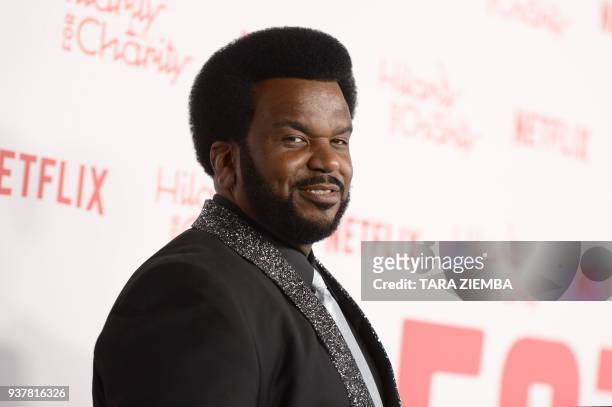 Actor/comedian Craig Robinson attends Seth Rogen's Hilarity For Charity at Hollywood Palladium on March 24, 2018 in Los Angeles, California. / AFP...