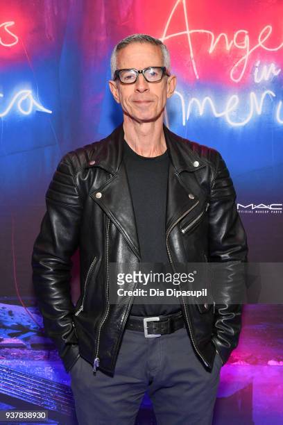 Peter Staley attends the "Angels in America" Broadway Opening Night part 1 arrivals at the Neil Simon Theatre on March 25, 2018 in New York City.