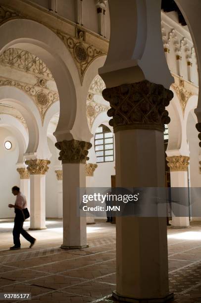 Synagogue of Santa Maria la Blanca, Toledo , Autonomous Community of Castile-La Mancha, Spain, June 2008.