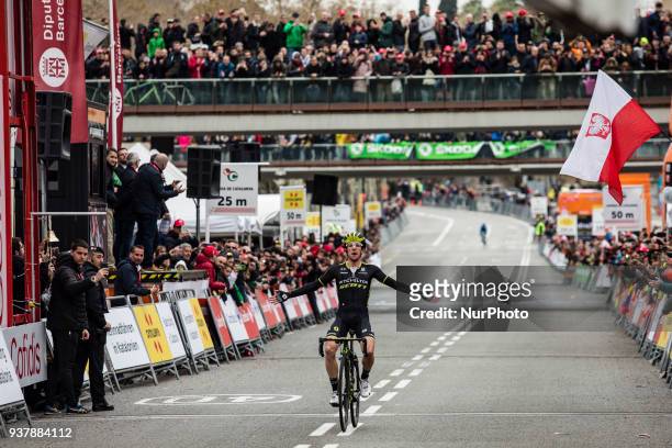 Simon of MITCHELTON SCOTT celebrating his victory at Barcelona during the 98th Volta Ciclista a Catalunya 2018 / Stage 7 Barcelona - Barcelona of...