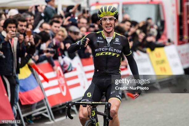 Simon of MITCHELTON SCOTT celebrating his victory at Barcelona during the 98th Volta Ciclista a Catalunya 2018 / Stage 7 Barcelona - Barcelona of...