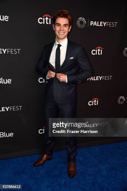 Apa attends The Paley Center For Media's 35th Annual PaleyFest Los Angeles - "Riverdale" at Dolby Theatre on March 25, 2018 in Hollywood, California.