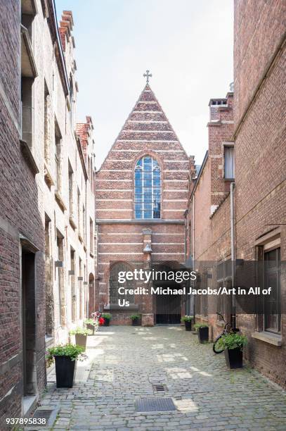 Belgium, Antwerp - 4 June 2015: Klooster van de witzusters - gemeenschap Sant' Egidio