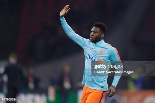 Timothy Fosu Mensah of Holland during the International Friendly match between Holland v England at the Johan Cruijff Arena on March 23, 2018 in...