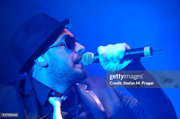 Sido performs on stage at Tonhalle on December 3, 2009 in Munich, Germany.