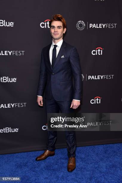 Apa attends PaleyFest Los Angeles 2018 "Riverdale" at Dolby Theatre on March 25, 2018 in Hollywood, California.