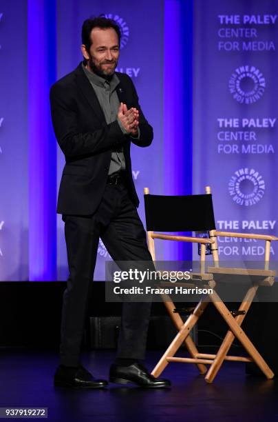 Luke Perry, attends The Paley Center For Media's 35th Annual PaleyFest Los Angeles - "Riverdale" at Dolby Theatre on March 25, 2018 in Hollywood,...