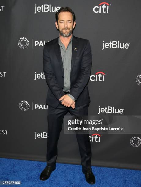 Luke Perry attends The Paley Center For Media's 35th Annual PaleyFest Los Angeles - 'Riverdale' at Dolby Theatre on March 25, 2018 in Hollywood,...