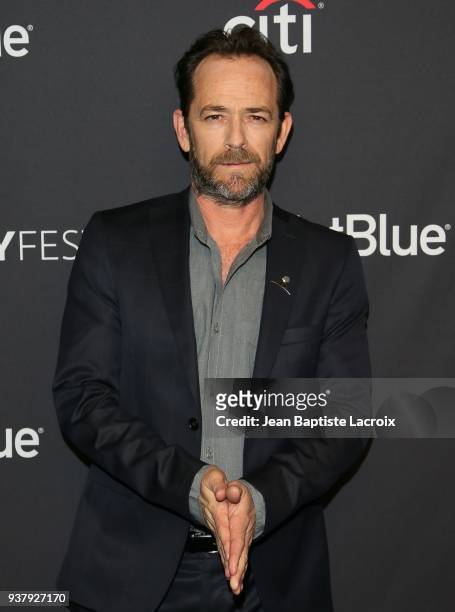 Luke Perry attends The Paley Center For Media's 35th Annual PaleyFest Los Angeles - 'Riverdale' at Dolby Theatre on March 25, 2018 in Hollywood,...