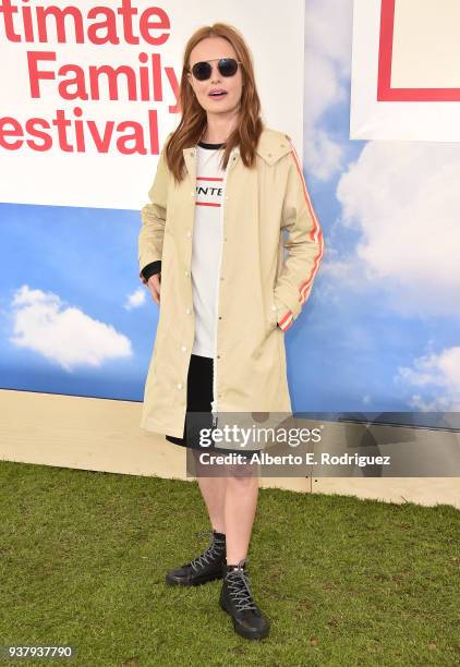 Kate Bosworth attends the Hunter For Target Ultimate Family Festival at Brookside Golf Club on March 25, 2018 in Pasadena, California.