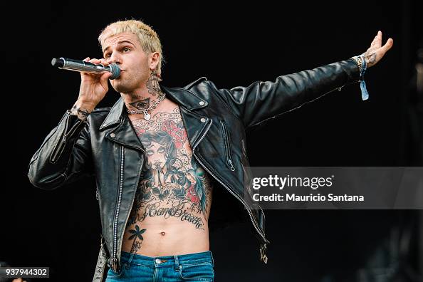 Jesse Rutherford Jesse Rutherford singer of the band The Neighbourhood performs live ...