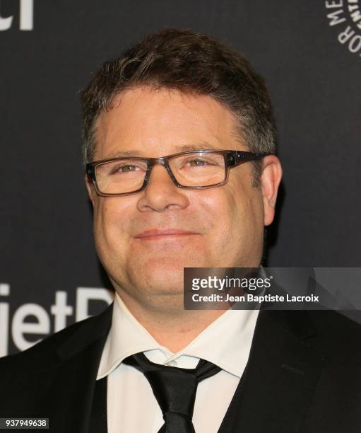 Sean Astin attends The Paley Center for Media's 35th Annual PaleyFest Los Angeles - 'Stranger Things' at Dolby Theatre on March 25, 2018 in...